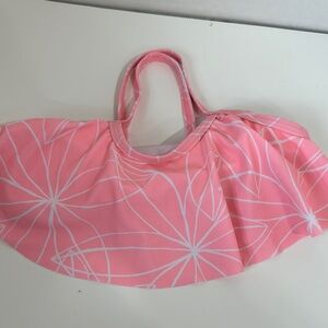 Old navy pink ruffle bikini top size 18-24 months
